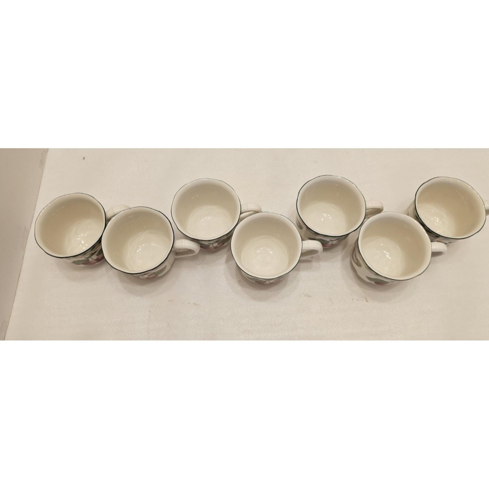 Villeroy & Boch Cascara Fruit Demitasse Espresso Cup Set Of 7 - Picture 4 of 8